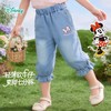 迪士尼女童牛仔七分裤XD2EK008 商品缩略图0