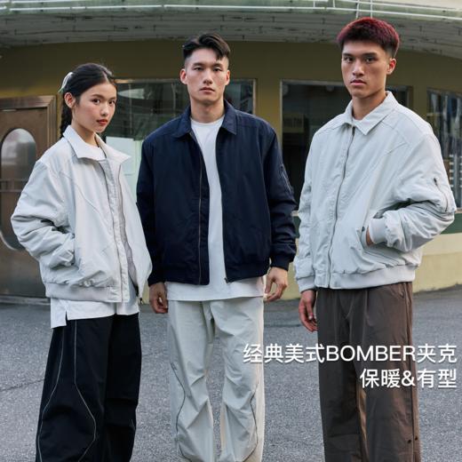 录士LUSHISI“3M新雪丽高效暖绒”锋灵棉服防泼水复古飞行服夹克 商品图3