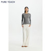 PURE TOUCH女装26春夏新款圆领羊毛打底衫弹力修身内搭多色针织衫 商品缩略图1
