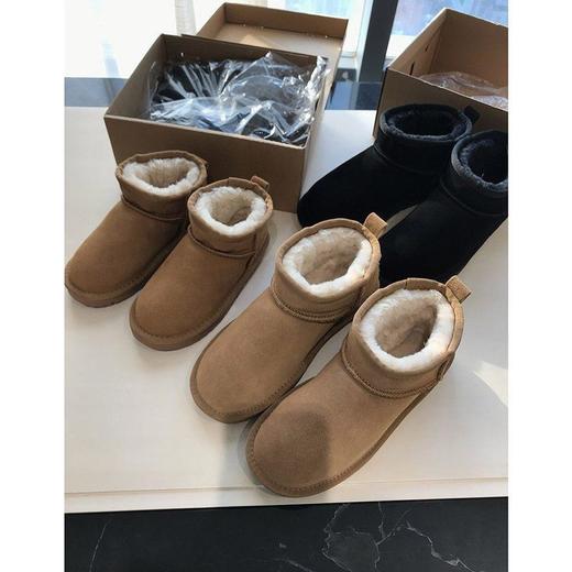 断码价~拼手速！亲子款！2026反绒牛皮加厚加毛保暖短筒雪地靴！ 商品图0