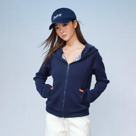 基本款连帽修身卫衣运动开衫上衣女外套-纪念日百货门店同款169254170