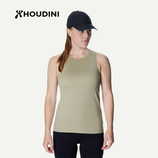 HOUDINI胡丁尼 Pace Air Tank空速女户外26夏新跑步健身无袖背心 840067 商品图4
