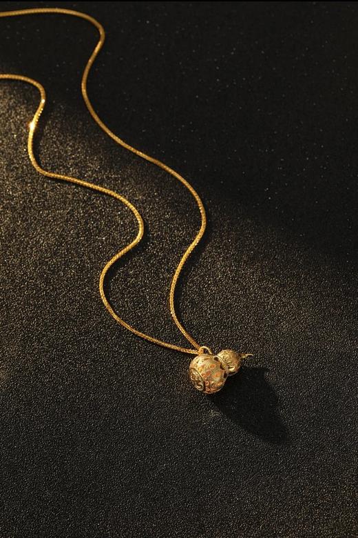 福禄双全  财源广进 葫芦福禄 好运相伴  银镀金开年首饰 做自己的幸运星 （非质量问题 不退不换） 商品图4