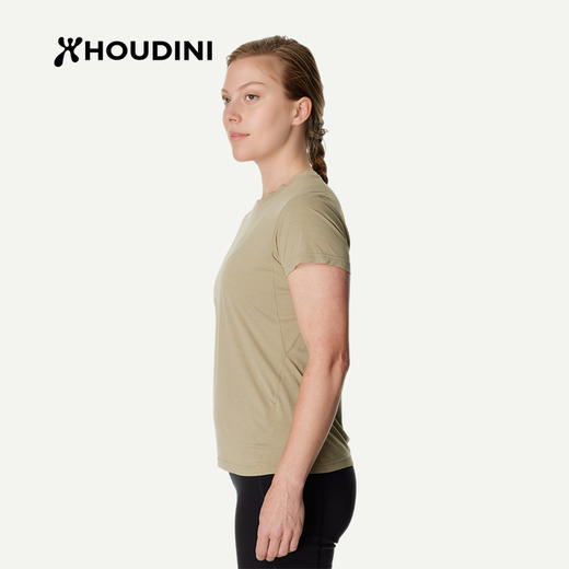 HOUDINI胡丁尼Pace Air Tee空速女户外26夏新清爽跑步徒步短袖T恤 840068 商品图5