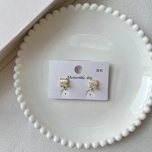 早春温柔耳饰耳夹-纪念日百货门店同款169100242 商品图3