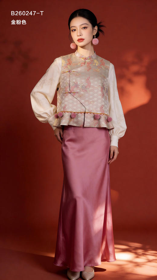 B260247-T宋锦马甲 商品图4