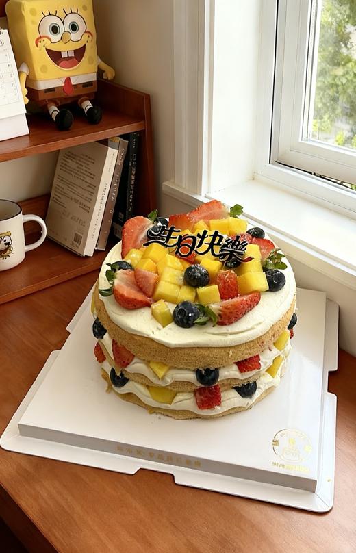 【优品系列】---【实拍图】--裸蛋糕/水果装饰【芒芒】 商品图1