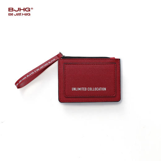 BJHG不计后果复古皮质卡包趣味潮流高级感日常小巧便携拉链零钱包 商品图1