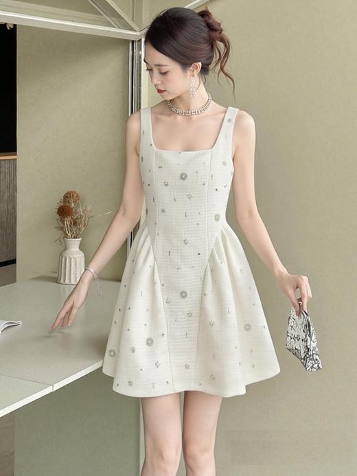 G2000女装FW25商场新款无袖收腰伞形连衣裙59231066 商品图0