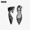 【上新】MIO米奥女鞋钻花2026夏季新款尖头一字扣单鞋低粗跟婚鞋时装凉鞋M262260104 商品缩略图3