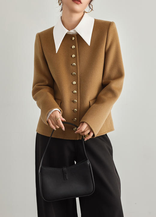 NEW IN❤️❤️❤️ 金扣羊绒羊毛外套 尺码：M.L（禁止水洗） 商品图2