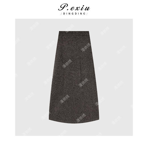 04-2潘依绣丁丁宠粉知性风高级感高领混纺毛衣套装裙 Q7860 商品图2