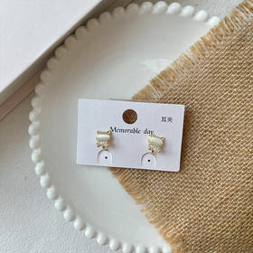 早春温柔耳饰耳夹-纪念日百货门店同款169100242