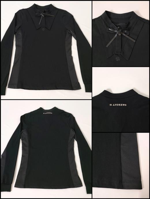 St家秋冬新款女士长袖上衣来啦！渠道高品质❗️文艺范儿➕复古范儿！真的无敌减龄呀，蕾丝蝴蝶结领花，面料厚薄适中，走的还是一贯的法式浪漫复古文艺风！ 商品图2