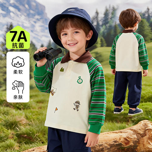 贝贝怡男童长袖T恤ZB1FS002 商品图6