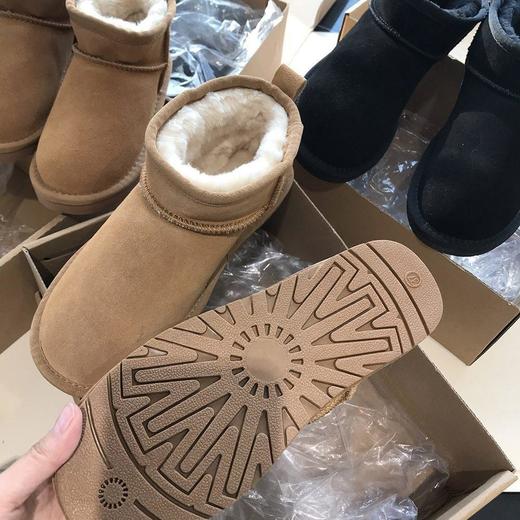 断码价~拼手速！亲子款！2026反绒牛皮加厚加毛保暖短筒雪地靴！ 商品图1