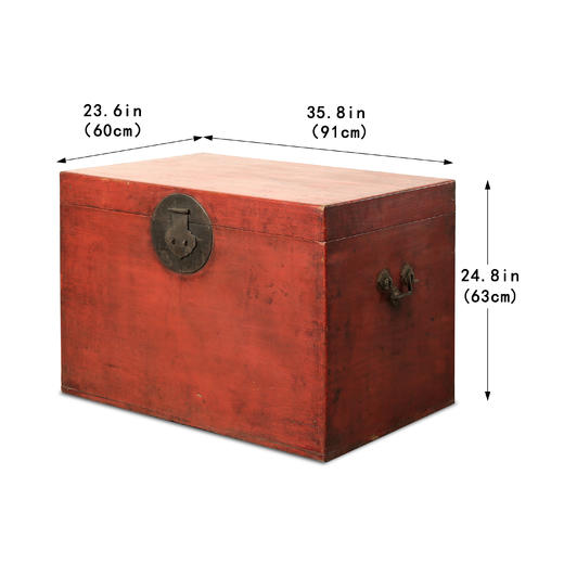 红漆箱子 商品图2