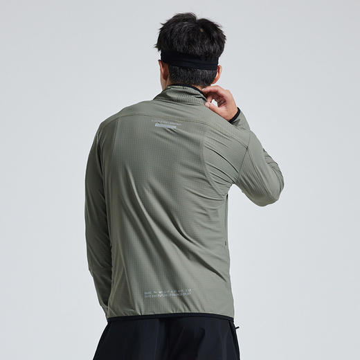 OMG运动 【四维高弹力】春秋立领透气健身外套男长袖衣服夹克训练 商品图3