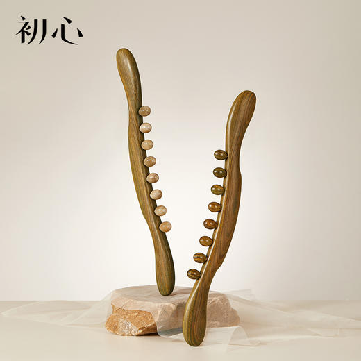 初心| 绿檀擀筋棒按摩棒 商品图0