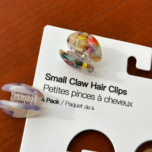 lu刘海夹 迷你醋酸小抓夹碎发夹四个 商品图7