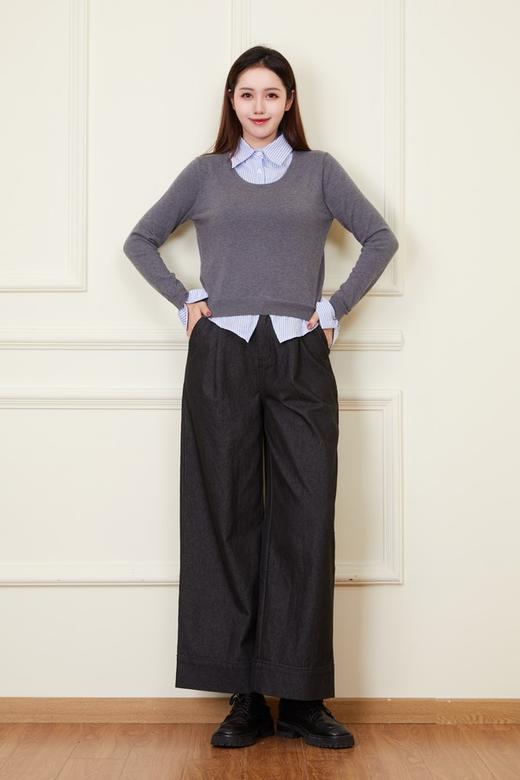 LNNNS 减龄假两件条纹针织上衣 22236 商品图3