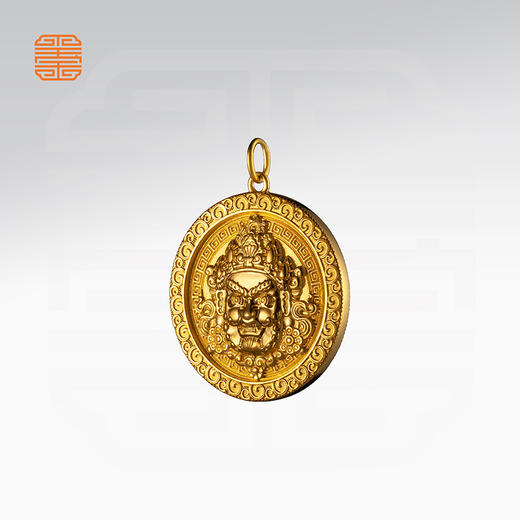 玺匠金铺《黄财神吊坠》足金9999 黄金吊坠挂件礼物 商品图1