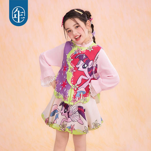 小马宝莉联名年衣童装马甲2026春季新款女孩小马宝莉马甲N1261007A05 商品图4