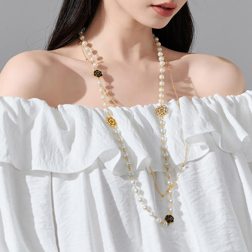 剩S/L/XL 芳外 时尚设计感纯色T恤一字露肩泡泡袖弹力上衣0109 商品图4