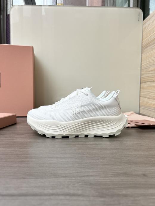 点此购买 Miu Miu早春织物女士老爹鞋 dx 340401 商品图14