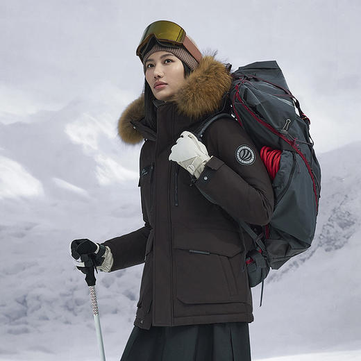 【加厚东北特供】波司登极寒90鹅绒25冬季新款女户外防风保暖毛领 商品图0