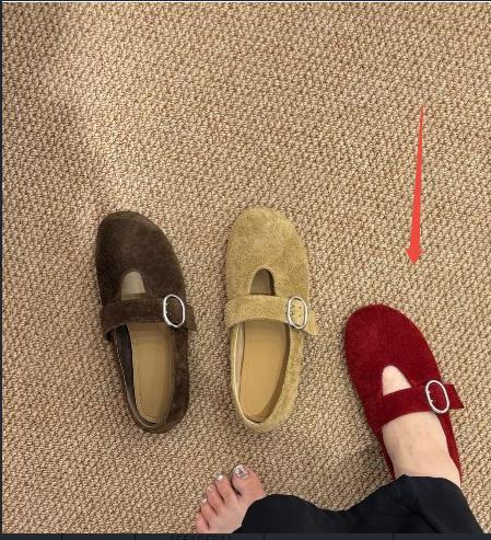 【门店同款】ENJOY秋季红色一字盼 165195758 商品图0