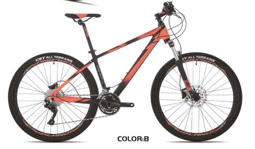 新名爵300-27.5-XD 黑桔银黑,27.5x16.5寸,30速油碟,铝合金 商品图1