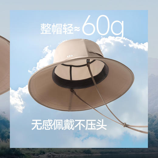 【春上新】【新品】6楼蕉下女士透气渔夫防晒帽AS713吊牌价179 商品图4