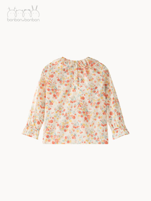 荷叶边碎花上衣 商品图4