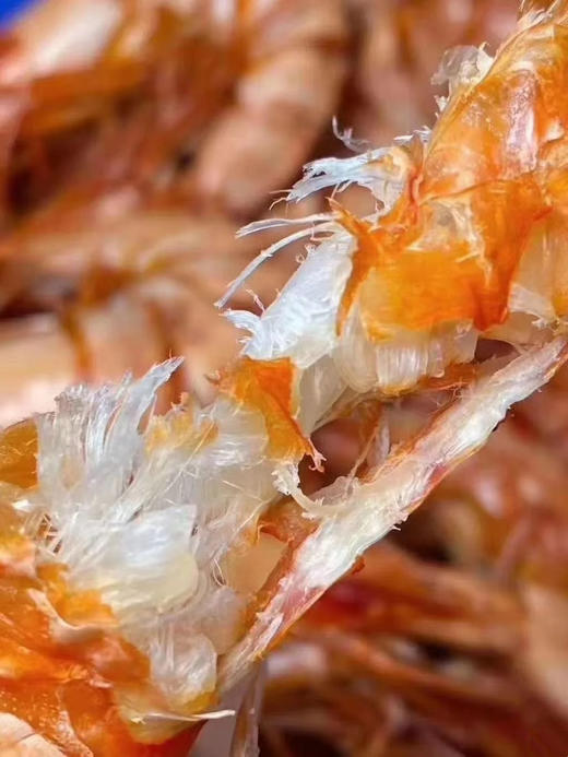 xm{即食虾干零食，零添加！果木烤晒真的香...}新一批的深海斑节虾干，即食小零食剥壳就可以吃！煲粥煮面通通行，逢年过节接待客人~ 商品图5