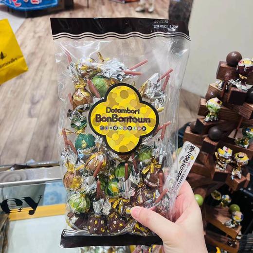 日本道顿堀BonBonTown系列24枚袋装巧克力棒棒糖 商品图0
