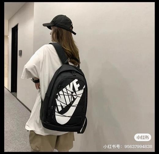 勾子休闲双肩包时尚百搭大容量休闲背包男女同款高中大学生书包电脑包 商品图1