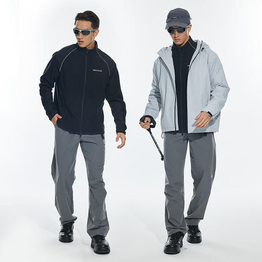 OMG运动 【内搭外穿】奥粒绒保暖层加绒外套异料拼接夹克冬季内胆 商品图1