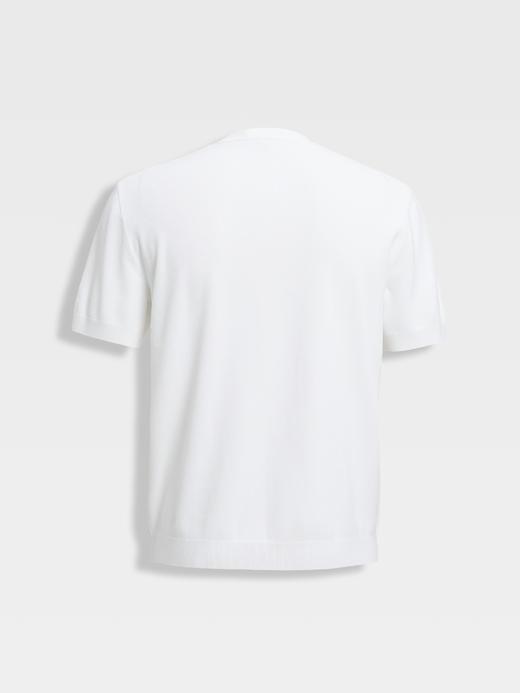 callisto咖色凉感提花针织短T 商品图6