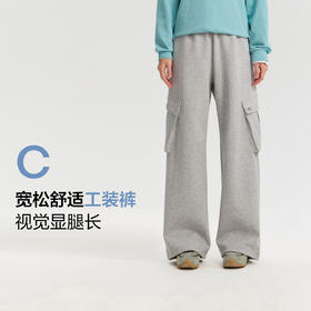 笛莎Deesha 2026年春季新款青少年大童初高中女生潮趣直筒透气工装卫裤