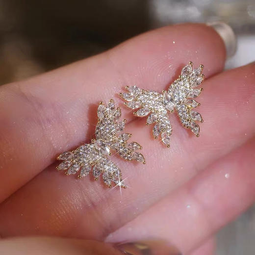 银针蝴蝶耳环-纪念日百货162206351 商品图1