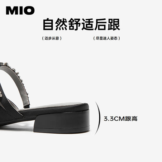 【上新】MIO米奥 时装凉鞋 M262260105 商品图4