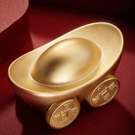 朱炳仁铜「有钱系列」摆件，【马头预售15天】，【以下现货】金元宝、碎钞元宝、有钱柿、小葫芦，高级感十足，寓意美好，祝愿马年大吉 商品图14