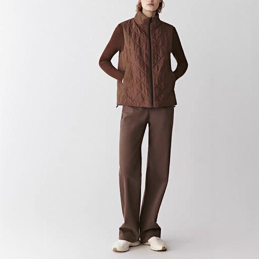 【来点不一样的】正反两面穿！禾6500+！2026复古百搭轻薄无袖背心菱形坎肩棉马夹女款！ 商品图0