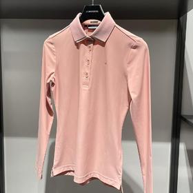 JL家新款女士双层领秋季长袖POLO衫，双层撞色领W121806-18