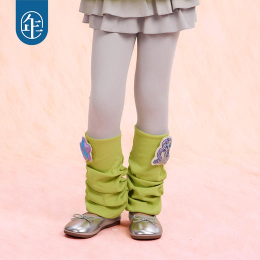 【云优选】小马宝莉联名年衣童装打底裤春季新款女童小马宝莉拼色打底裤 商品图3