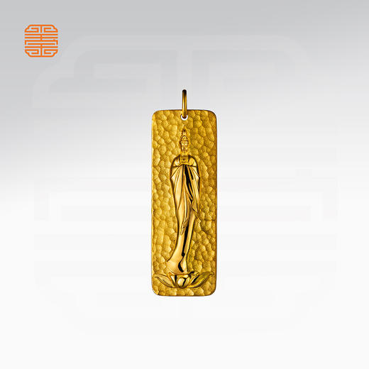 玺匠金铺《云影》足金9999 黄金吊坠挂件礼物 商品图1