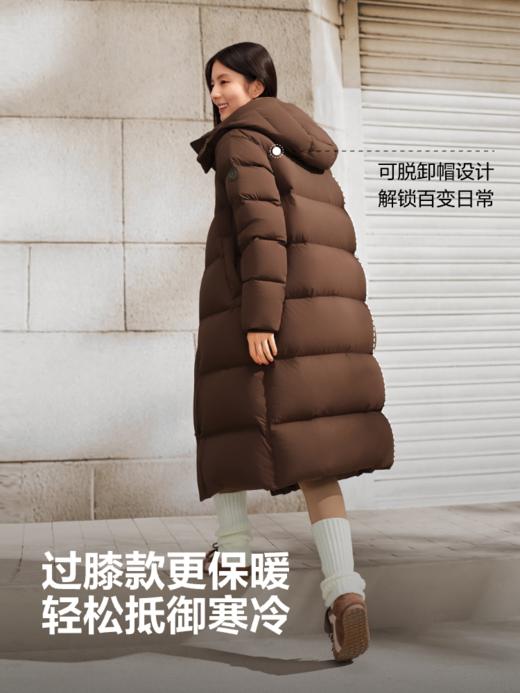 波司登2025新款冬季羽绒服女士长款宽松保暖亲肤抗皱舒适生活2.0 商品图3