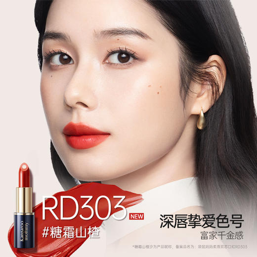 【双芯口红】滋润唇膏 精华油润唇改善干燥 浓郁显色隐唇纹 柔滑双芯口红3.5g 商品图5