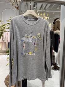 【门店同款】ENJOY秋季“光阴序语”卡通印花钉珠长袖T 165194801